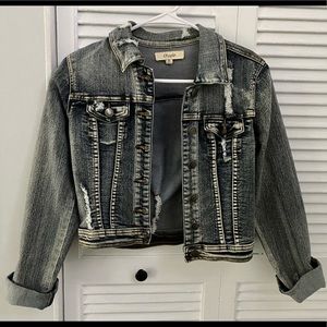 Chiqle distressed denim jacket
